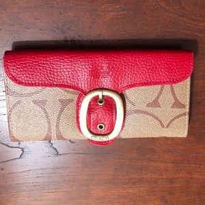 Coach Vintage Signature Envelope Wallet